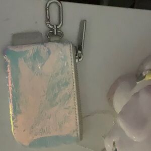 Lululemon Athletica Iridescent Card Holder with Keychain
